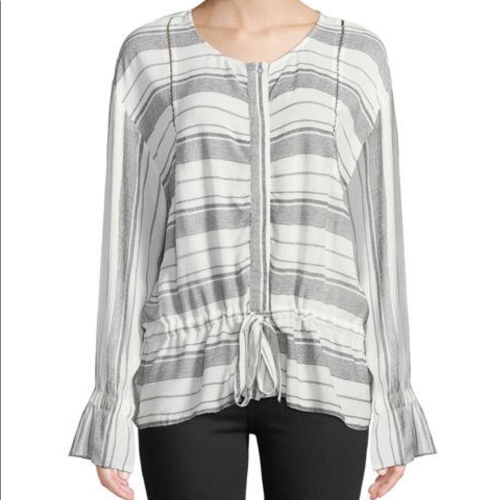 Bobeau Harley Woven Bomber Jacket M lightweight